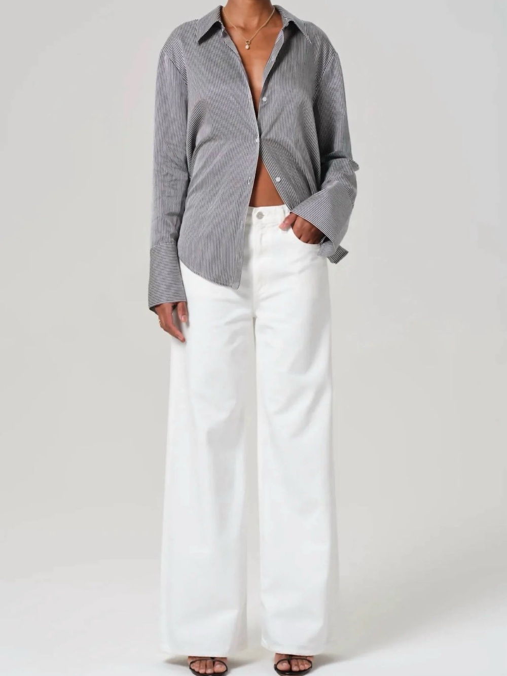 Citizens Of Humanity Paloma White Wide-Leg Jeans